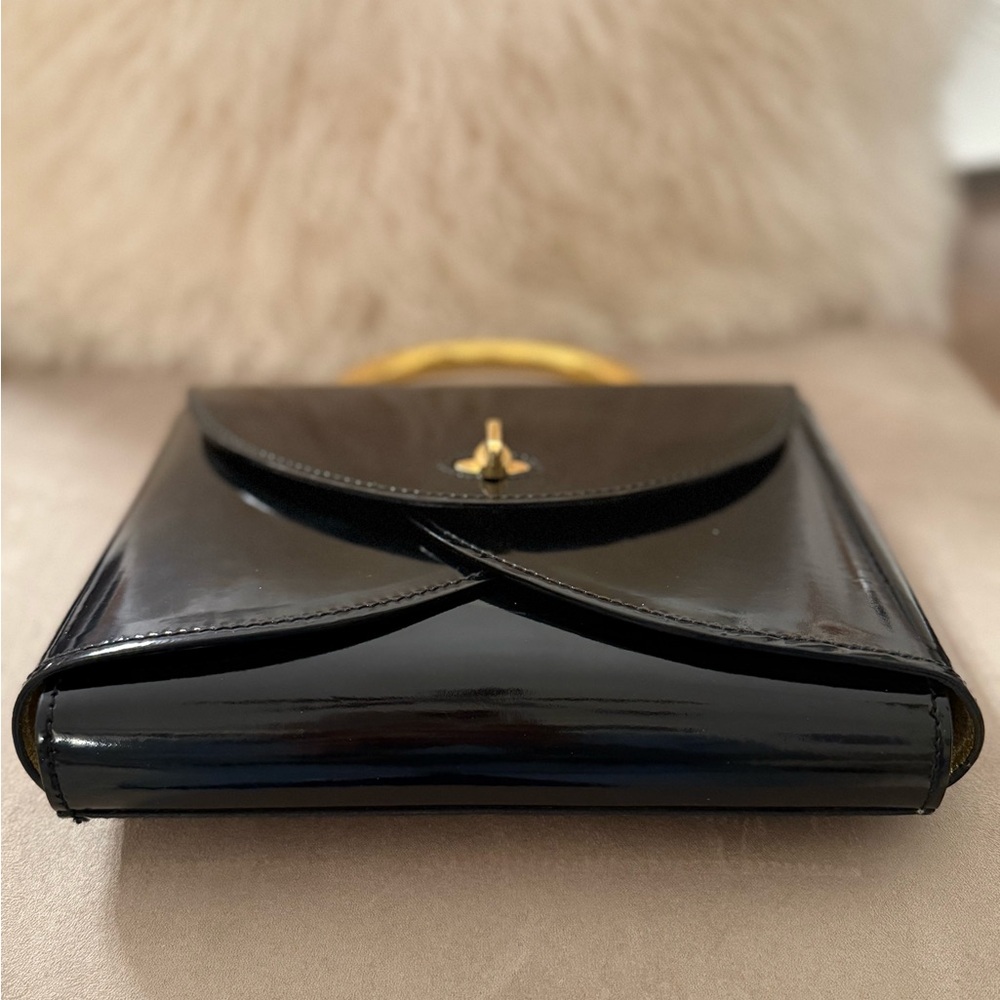 Unique Walter Steiger patent leather made in Italy origami purse - Picture 4 of 16